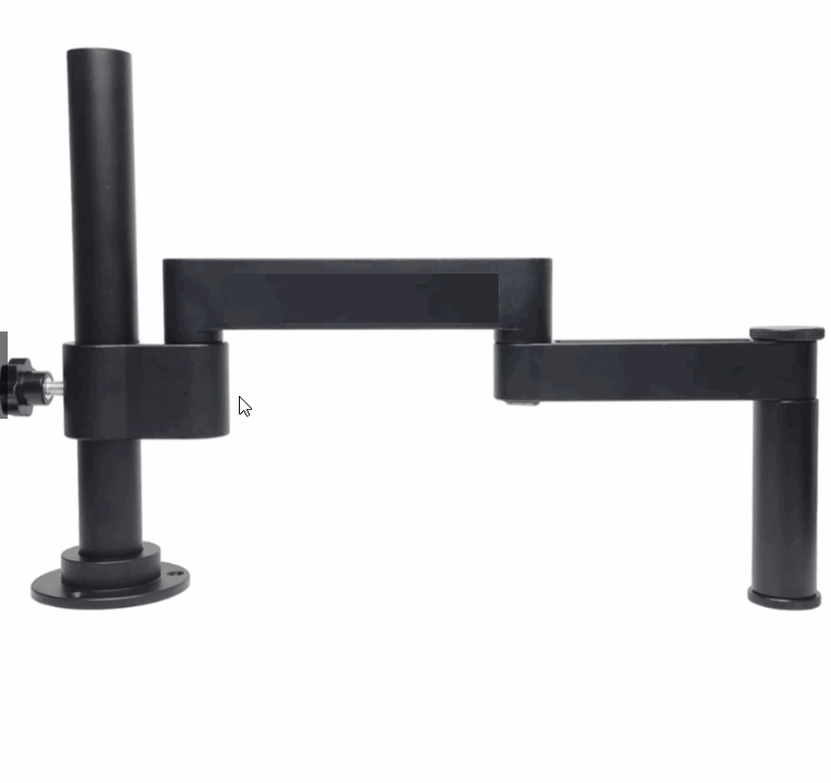 Sem Imagem - BASE GIRATRIA PARA MICROSCPIO EM ALUMNIO PRETO IDEAL PARA STARLINK