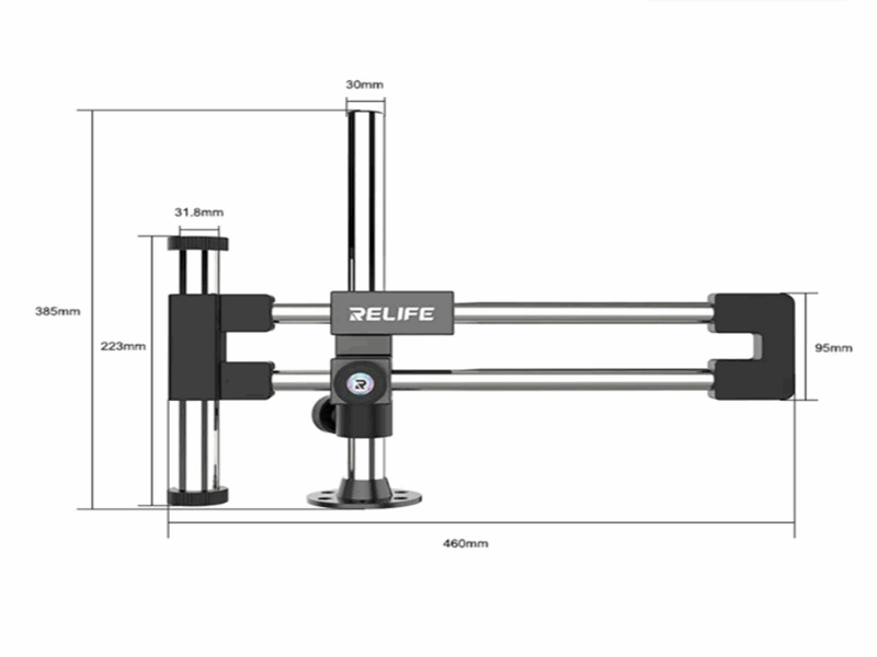 Sem Imagem - SUPORTE ARTICULADO PARA MICROSCPIO TRINOCULAR RELIFE MS2 PRO ROTAO 360 GRAUS