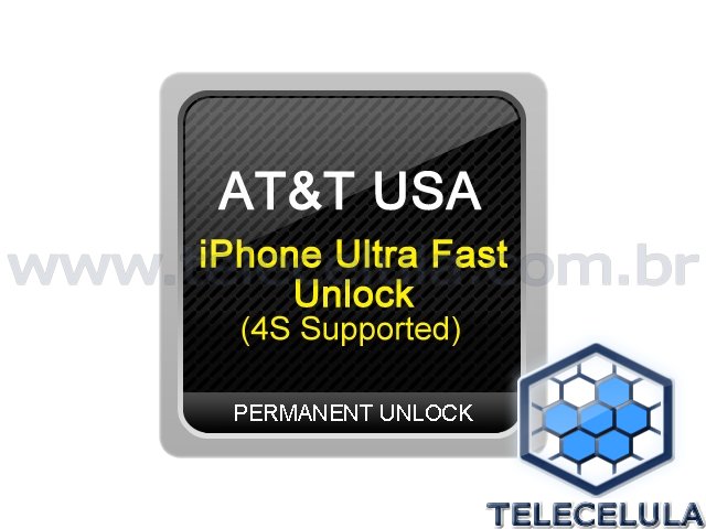 Sem Imagem - IPHONE AT&T USA DESBLOQUEIO SIM LOCK (2G, 3G, 3GS, 4, 4S) PRAZO DE 10- 15 DIAS TEIS.