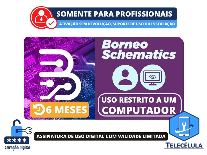 Sem Imagem - BORNEO SCHEMATICS - ACESSO 6 MESES DIAGRAMAS DINMICOS, SOLUO DEFEITO, LAYOUTS ANDROID - 1PC ATIVO