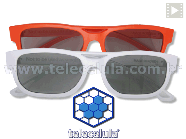Sem Imagem - PAR DE CULOS LG 3D GLASSES AG-F200 CINEMA 3D, PASSIVO POLARIZADO COMPATVEL LW5700, LW750, LW6500!