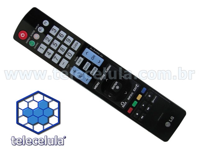 Sem Imagem - CONTROLE REMOTO UNIVERSAL PARA TV PLASMA, LCD, LED LG AKB72914212 ORIGINAL!