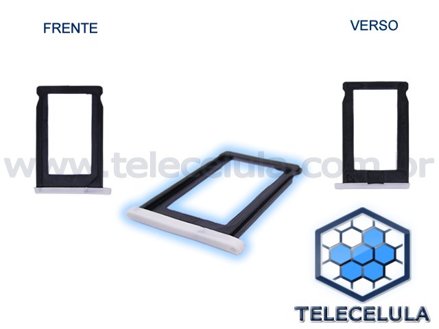 Sem Imagem - PORTA SIM CARD APPLE IPHONE 3G, 3GS BRANCO GEN�RICO