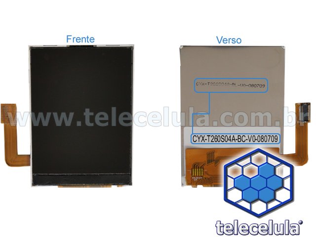 Sem Imagem - LCD CHINA PHONES CYX-T260S04A-BL-VO-080709