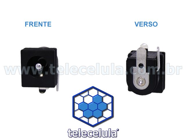 Sem Imagem - CONECTOR CARGA, POWER JACK NOTEBOOK TOSHIBA 50 E 70 SRIES, 1555CDS, 500CDT, 7000CT, A10-S127