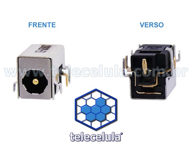 Sem Imagem - CONECTOR CARGA, POWER JACK NOTEBOOK HP / COMPAQ NC6110, NC6120, NX6110, NX6120 E OUTROS MODELOS