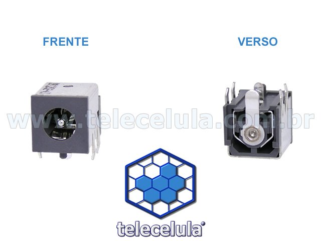 Sem Imagem - CONECTOR CARGA, POWER JACK NOTEBOOK COMPAQ 900AP, 900CA, 900LA, N1000C, N1000V E OUTROS MODELOS