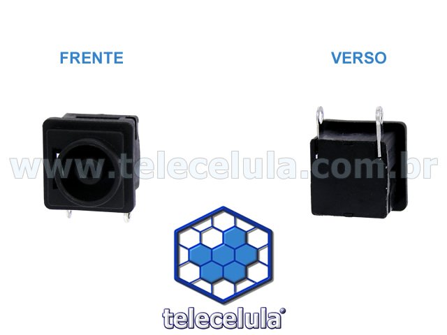 Sem Imagem - CONECTOR CARGA, POWER JACK NOTEBOOK SONY PCG-FRV23, PCG-FR860, VGN-FJ150W E OUTROS MODELOS