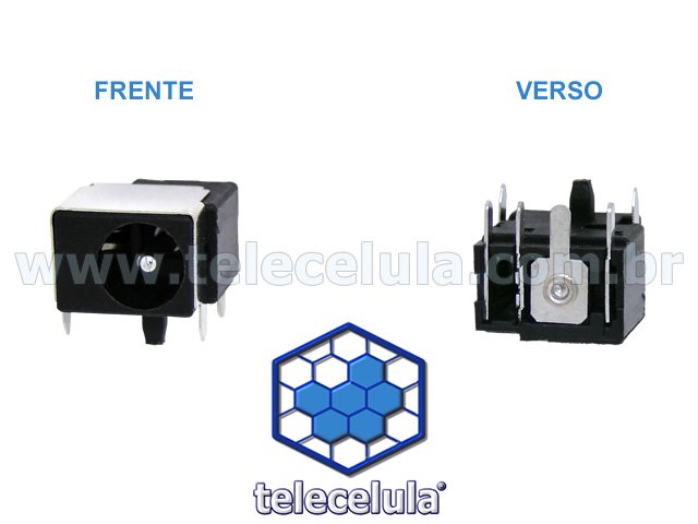 Sem Imagem - CONECTOR CARGA, POWER JACK NOTEBOOK COMPAQ X1000, X1010, HP ZT3000, NX7000 E OUTROS MODELOS 