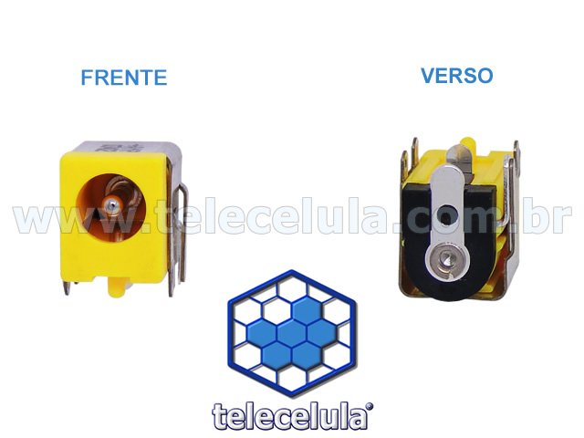 Sem Imagem - CONECTOR CARGA, POWER JACK NOTEBOOK GATEWAY M500, M505