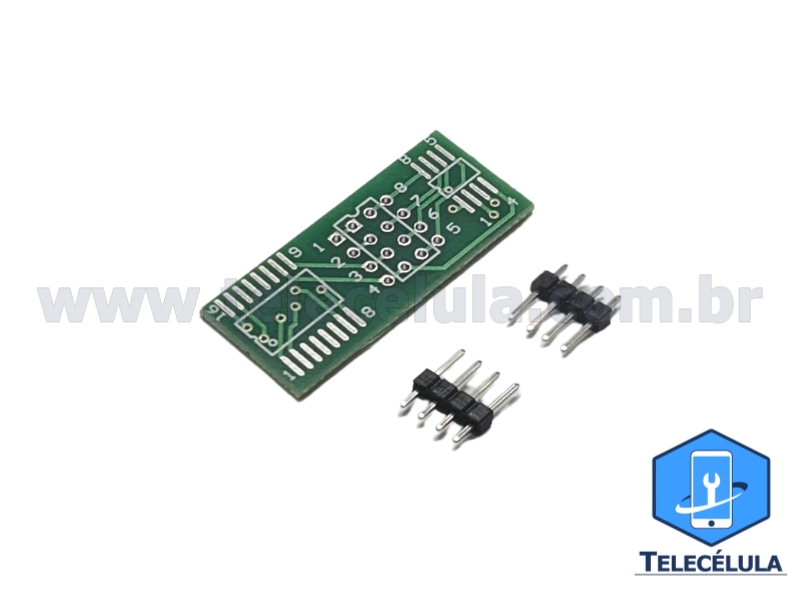 Sem Imagem - KIT GRAVADOR USB FLASH + ADAPTADORES EPROM SPI BIOS 24XX 25XX PROGRAMADOR