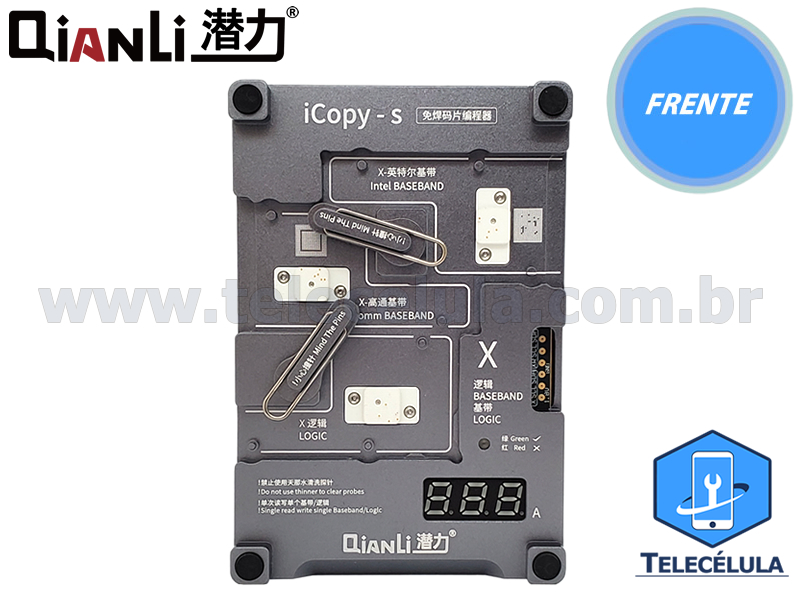 Sem Imagem - NOVO ICOPY-S LEITOR E GRAVADOR DE EEPROM LGICA (4 EM 1) X, XR, XS, XS MX IDEAL PARA SWAP BOARD