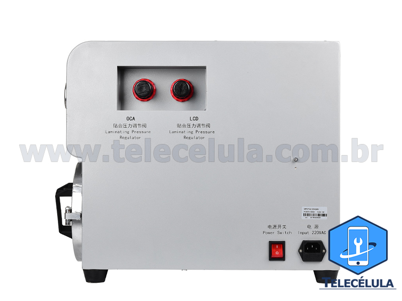 Sem Imagem - MQUINA LAMINADORA DE OCA E TIRA BOLHAS (2 EM 1) MODELO X5 SUPORTA EDGE UYUE - 220VOLTS, 1000W