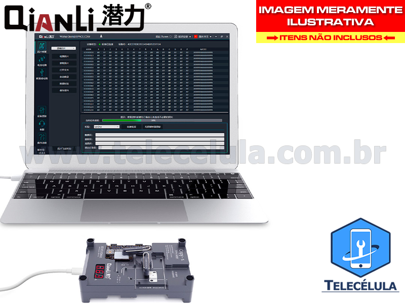 Sem Imagem - NOVO ICOPY-S LEITOR E GRAVADOR DE EEPROM LGICA, MODELO (4 EM 1) 7, 7P, 8, 8P IDEAL PARA SWAP BOARD