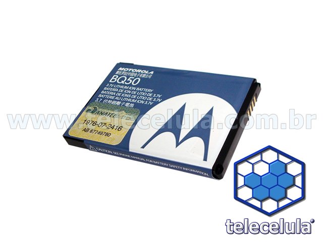 Sem Imagem - BATERIA MOTOROLA BQ50 (W5, W220, W375, W175, W510, W215, W218, ETC...) ORIGINAL!