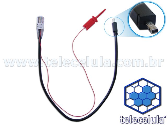 Sem Imagem - CABO DE DADOS NOKIA EASY FLASH 3 UFS/JAF 8 PINOS 2220S. 2720F!