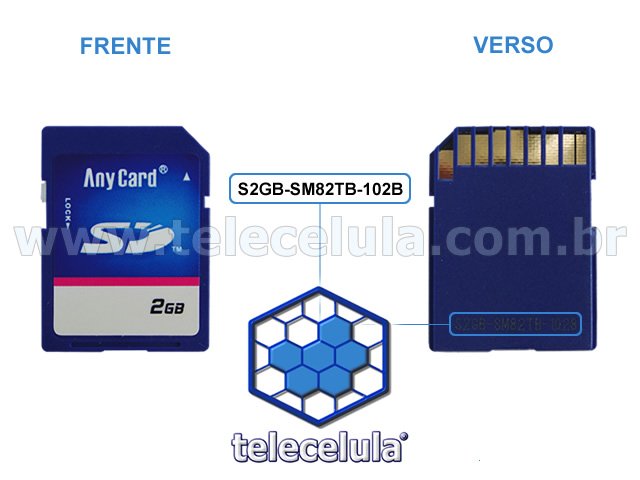 Sem Imagem - CART�O DE MEM�RIA 2GB, SD ANY CARD 2GB ORIGINAL