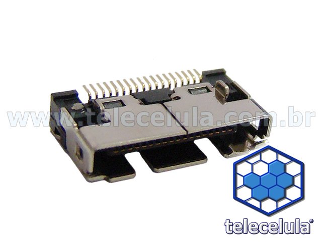 Sem Imagem - CONECTOR CARGA DADOS SAMSUNG E700 ORIGINAL