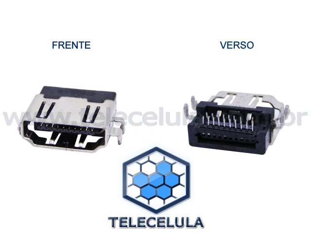 Sem Imagem - CONECTOR NOTEBOOK HDMI FEMEA UNIVERSAL