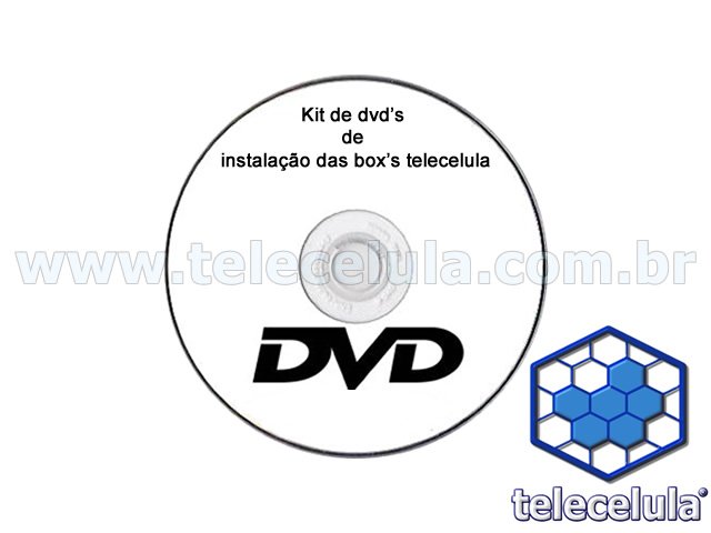 Sem Imagem - KIT DE DVD DE INSTALAO BOX TELECELULA! EXCLUSIVO PARA BOX ADQUIRIDAS DIRETAMENTE NA TELECELULA!
