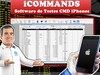 Sem Imagem - ICOMMANDS - ACESSO 6 MESES, SOFTWARE DIAGNSTICOS E SOLUES PROBLEMAS HARDWARE APPLE IPHONE