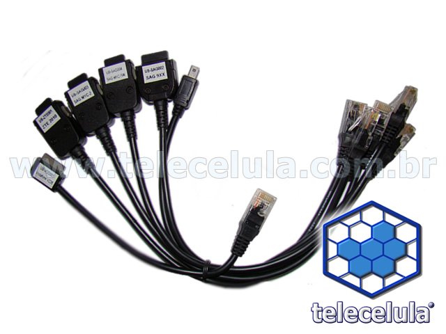 Sem Imagem - KIT DE CABOS SAGEM, ZTE, VODAFONE (6 EM 1) POLAR BOX 2, UB ETC...