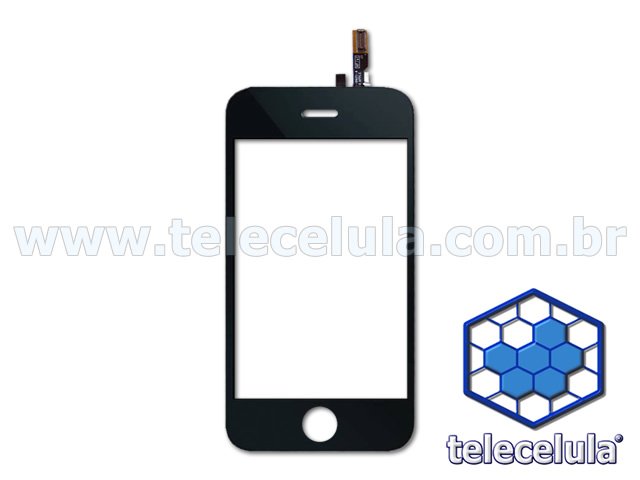 Sem Imagem - SENSOR TOQUE (TOUCH SCREEN) APPLE IPHONE 3G COM LENTE