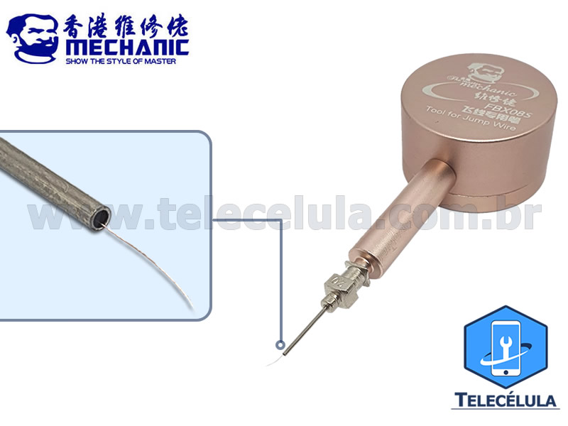 Sem Imagem - KIT MECHANIC FBX08S FIO SUPER FINO 0.01MM E APLICADOR RECUPERAR TRILHAS E PADS