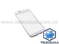 VISOR LENTE COMPATVEL COM MOTOROLA MOTO X XT1058, XT1060 COM FRAME SEM TOUCH SCREEN BRANCO