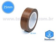 FITA ADESIVA TEFLON 25MM RESISTENTE A ALTAS TEMPERATURA PARA MICRO SOLDA BGA