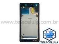 CHASSI INTERMEDIRIO XPERIA Z1 ORIGINAL PRETO.