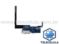 FLEX CABLE COM CONECTOR DE CARGA, MICROFONE GALAXY NOTE 3 SM-N9000 3G.