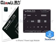 BLACK STENCIL QIANLI IBLACK NORMAL BMW330 POWER LOGIC REBALLING COMPATVEL IPHONE 7, 7P -BMW330