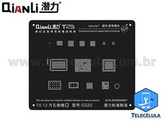 BLACK STENCIL QIANLI IBLACK NORMAL BASEBAND REBALLING COMPATVEL IPHONE 7, 7P - S320