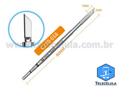 PONTA FERRO SOLDA C210-018 / C210C-SK FACA MECHANIC/ OSS TEAM COMPATVEL JBC C210, GVM, SUGON T26