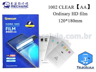 CAIXA COM 50 PELCULAS ORIGINAIS MECHANIC FILMES 1002 HD AA CLEAR, COM CDIGOS PARA CORTADORA S760