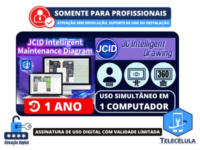 ATIVAO ANUAL JCID, JC ID SOFTWARE DESENHO PCB JCID IPHONES, MACBOOK E MUITO MAIS