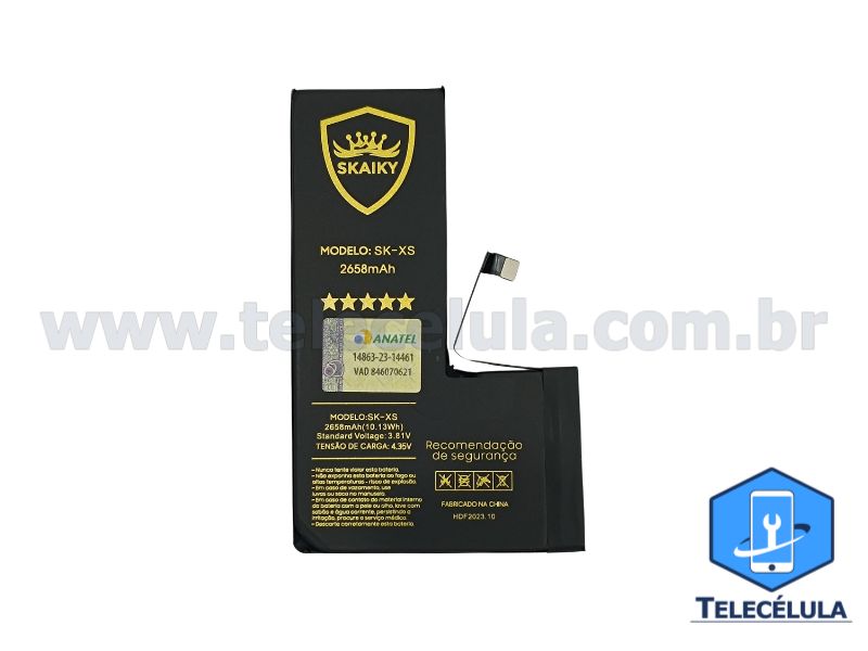 BATERIA SKAIKY MODELO IPHONE X CERTIFICADA ANATEL