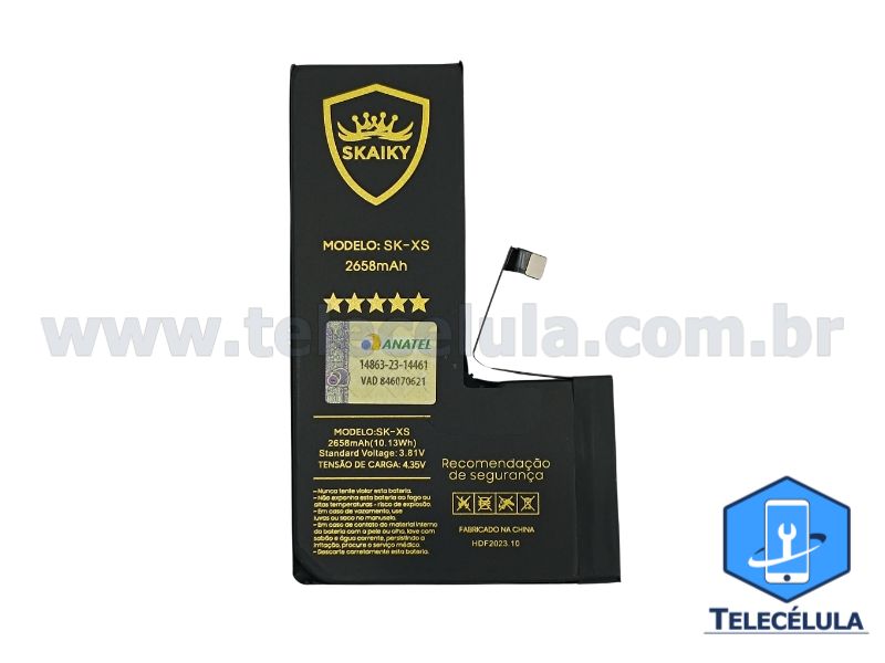 BATERIA SKAIKY MODELO IPHONE XS CERTIFICADA ANATEL