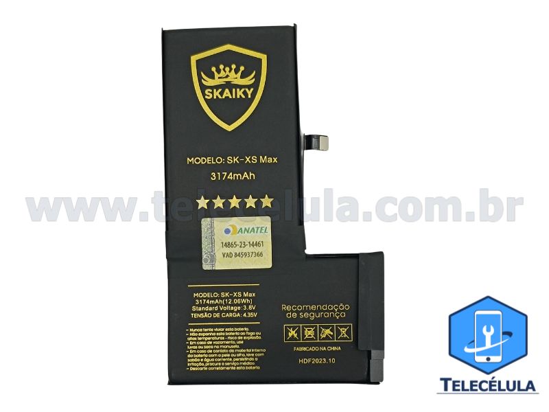 BATERIA SKAIKY MODELO IPHONE XS MAX CERTIFICADA ANATEL