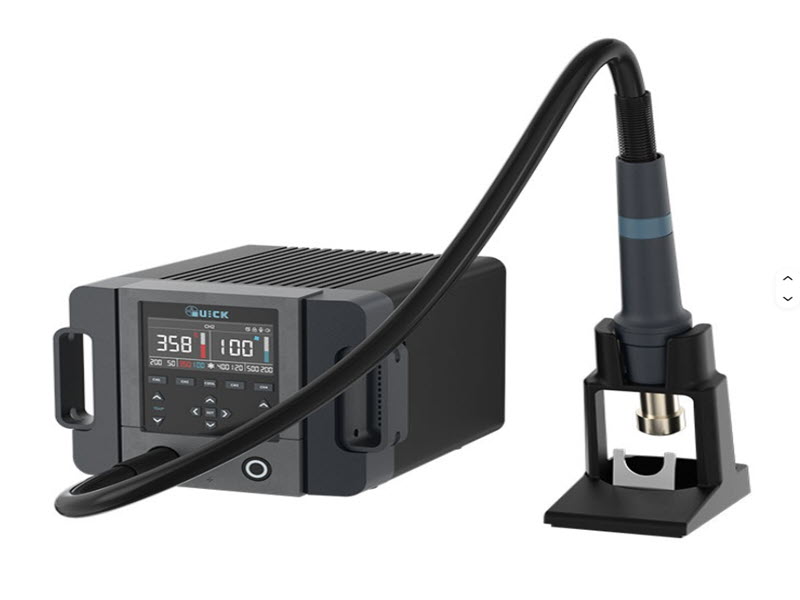 ESTAO DE SOLDA QUICK 861 PRO SMART PROFISSIONAL, AR QUENTE 110V - 1300W