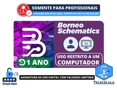 BORNEO SCHEMATICS - ACESSO 1 ANO DIAGRAMAS DINMICOS, SOLUES DEFEITOS, LAYOUTS ANDROID - 1PC ATIVO