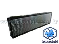 PAINEL DE LED INDOOR, LEDS AZUL PROGRAMVEL USB PELO PC, TAMANHO 1.00 M X 0.20 M!