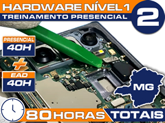 CURSO PRESENCIAL FUNDAMENTOS ELETRNICA, MICROSOLDA E CONSERTO SMARTPHONES HARDWARE NVEL 1, 2 - MG