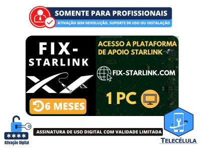 PLATAFORMA STARLINK V2, V3, MINI- 06 MESES- BLOCOS, MEDIES, ANLISES, VDEOS REPARO STARLINK