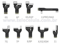 KIT DE 09 CONECTORES PARA IPOWER PRO MAX 6, 6P, (6S, 6SP), 7, 7P, (8, 8P), (X, XS, XS M), 11, 11MAX 