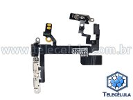 FLEX CABLE DAS TECLAS DE VOLUME E BOTO POWER PARA IPHONE 5S ORIGINAL 821-1594A