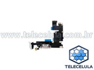 FLEX CABLE DE CARGA PARA IPHONE 6 PLUS COM MICROFONE BRANCO