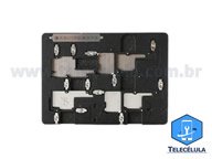 SUPORTE PCB BGA MIJING A23 IPHONE X COM ALTA RESISTNCIA A TEMPERATURA E STENCIL BGA PCB