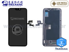 LCD APPLE IPHONE X INCELL BLACK MECHANIC ALTA QUALIDADE IMAGEM DISPLAY INCELL E TOUCH SCREEN